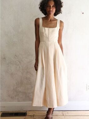 Atelier Bomba CN dress golden silk NWT 2